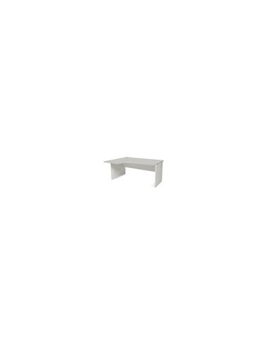 MESA ROCADA WORK 160X120 CM IZQUIERDA AB02 ALUM/GRIS 2053AB02