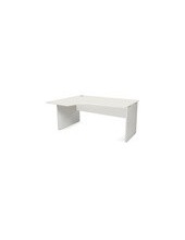 MESA ROCADA WORK 160X120 CM IZQUIERDA AB04 ALUM/BL 2053AB04 2