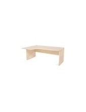 MESA ROCADA WORK 180X120 CM IZQUIERDA ACABADO AA01 HAYA/HAYA 2054AA01 2
