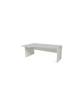 MESA ROCADA WORK 180X120 CM IZQUIERDA AB02 ALUM/GRIS 2054AB02 2