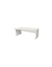 MESA ROCADA WORK 180X120 CM IZQUIERDA AB04 ALUM/BL 2054AB04 2