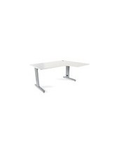 MESA ROCADA METAL 180X120 CM DERECHA ACABADO AC04 BLANCO 2052AC04 2