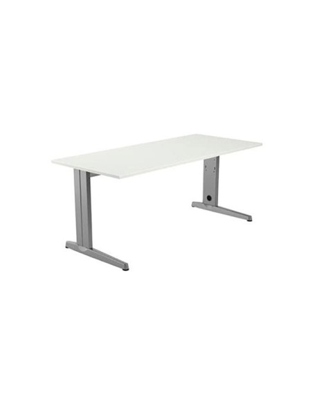 MESA ROCADA METAL 160X120 CM IZQUIERDA ACABADO AC01 HAYA 2053AC01