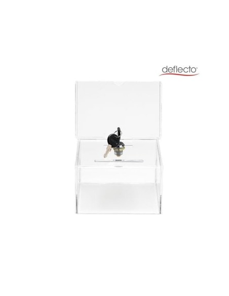BUZON SUGERENCIA CERRADURA DOS LLAVES COL.CRISTAL TPTE 109X154X205 MM