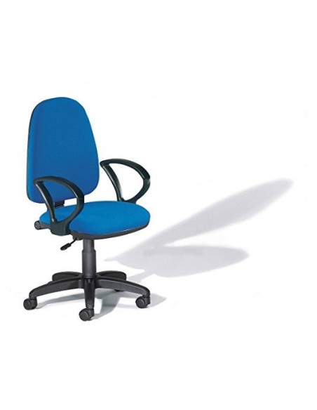 SILLA ROCADA BRAZOS AZ.DIAMETRO BASE 610 MM RESPALDO 490 MM X 420 MM