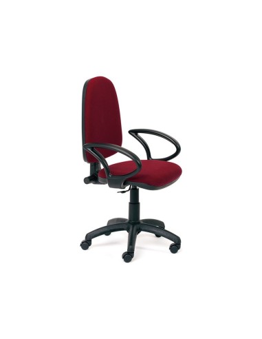 SILLA ROCADA BURDEOS BASE 610 MM RESPALDO 490 MM X 420 MM C/BRAZOS