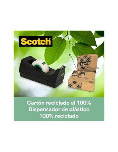 PORTARROLLO SOBREMESA SCOTCH C38 NG.C/3 ROLLOS 33MTX19MM.9-1933R3C38