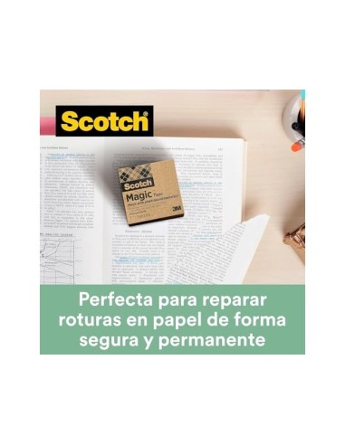 CINTA ADHESIVA SCOTCH MAGIC 33X19 MM PACK DE 9 ROLLOS 900-1933-9