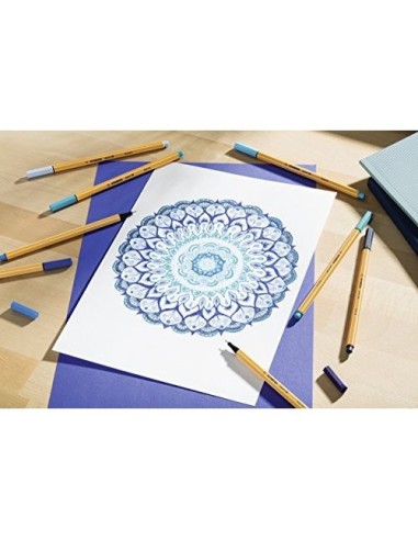 ROTULADOR STABILO POINT 88 COLORES NEON ESTUCHE 25+5 UNIDADES
