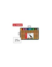 ROTULADOR STABILO PUNTA FIBRA POINT 88 ESTUCHE 25 COL.SURT.8825-1 2