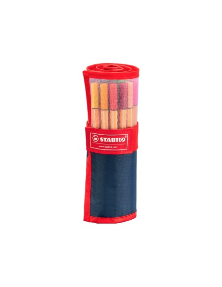 ROTULADOR STABILO PUNTA FIBRA POINT 88 ROLLERSET 25 COL.SURT.8825-021
