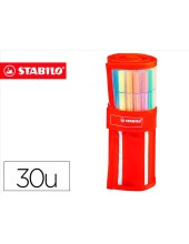 ROTULADOR STABILO ACUARELABLE PEN 68. 24 COLORES STD+6 NEON 6830-1