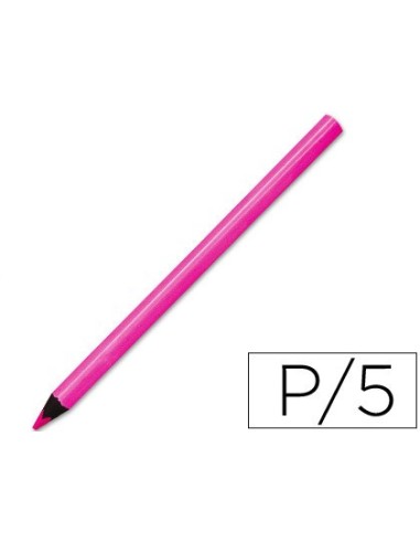 LAPICES DE COLORES LIDERPAPEL JUMBO NEON ROSA