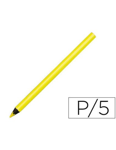 LAPICES DE COLORES LIDERPAPEL JUMBO NEON AMARILLO