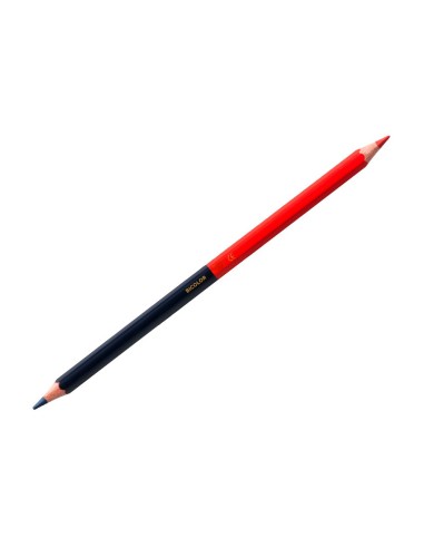 LAPICES BICOLOR LIDERPAPEL ROJO-AZUL