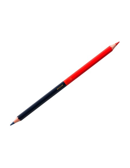 LAPICES BICOLOR LIDERPAPEL ROJO-AZUL