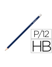 LAPICES DE GRAFITO SIN GOMA LIDERPAPEL TRIANGULAR
