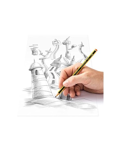 LAPICES GRAFITO STAEDTLER NORIS N.0 2B
