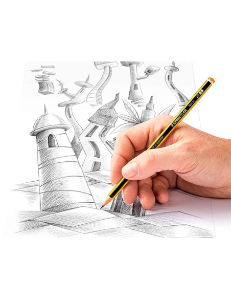 LAPICES GRAFITO STAEDTLER NORIS N.0 2B