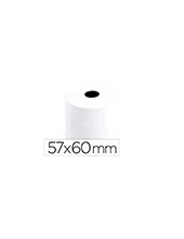 ROLLO SUMADORA TERMICO Q-CON.57MM ANCHO X 60MM SIN BISFENOL 70 G/M2 2