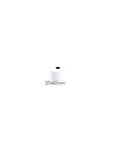 ROLLO SUMADORA TERMICO Q-CON.57MM ANCHO X 60MM SIN BISFENOL 70 G/M2