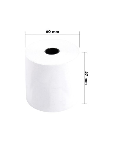 ROLLO SUMADORA TERMICO Q-CON.57MM ANCHO X 60MM SIN BISFENOL 70 G/M2
