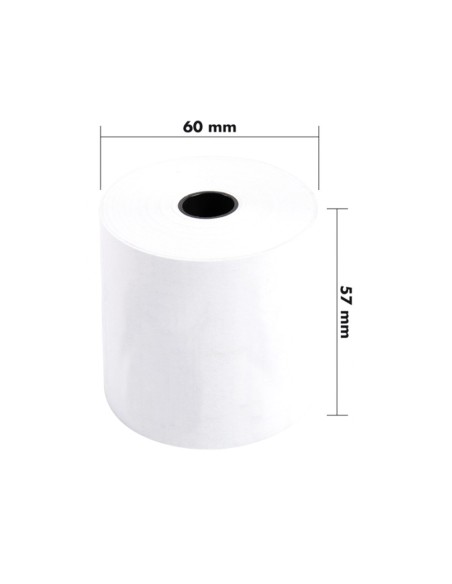 ROLLO SUMADORA TERMICO Q-CON.57MM ANCHO X 60MM SIN BISFENOL 70 G/M2