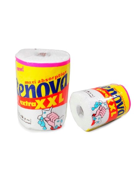 PAPEL COCINA RENOVA JUMBO ULTRA ABSORBENTE 42G/M2 210MM X 25M