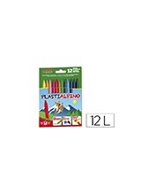 LAPICES CERA PLASTIALPINO CAJA DE 12 COLORES PA000012 2