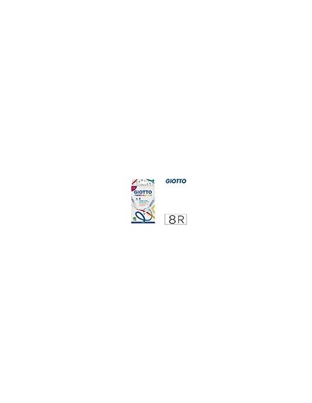 ROTULADOR GIOTTO TURBO GLITTER PURPURINA CAJA DE 8 UNIDADES