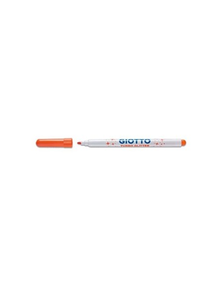 ROTULADOR GIOTTO TURBO GLITTER PURPURINA CAJA DE 8 UNIDADES