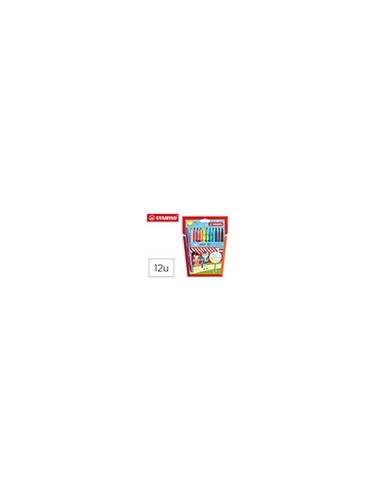 ROTULADOR STABILO POWER CAJA DE 12 COLORES
