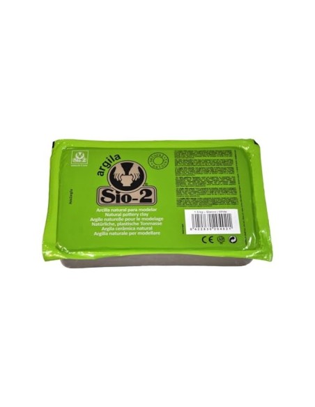 ARCILLA SIO-2 BLANCA PAQUETE DE 1.5 KG