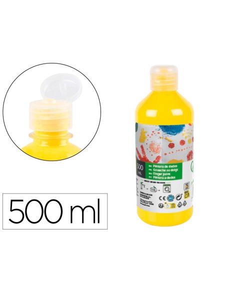 PINTURA DEDOSBOTELLA 500 ML AM.