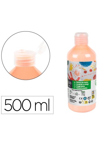 PINTURA DEDOSBOTELLA 500 ML CARNE