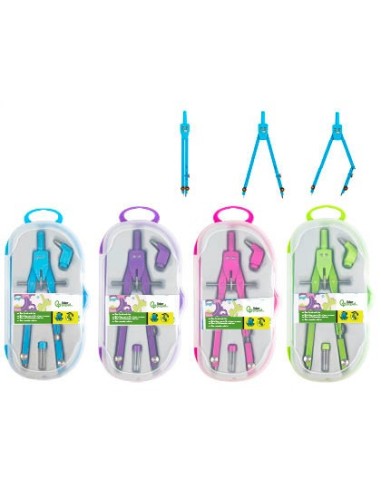 COMPAS LIDERPAPEL MICROMETRICO CON ADAPTADOR COLOR MP18