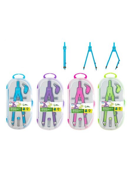 COMPAS LIDERPAPEL MICROMETRICO CON ADAPTADOR COLOR MP18