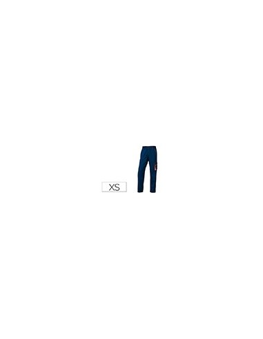 PANTALON TRABAJO DELTAPLUS CINTURA AJUST.5 BOLS.COL.AZ.NJ. TALLA XS