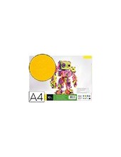 GOMA EVA LIDERPAPEL A4 60G/M2 ESPESOR 1,5MM AM.PAQUETE 10 HOJAS GE74 2