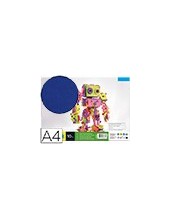GOMA EVA LIDERPAPEL A4 60G/M2 ESPESOR 1,5MM AZ.PAQUETE 10 HOJAS GE75 2