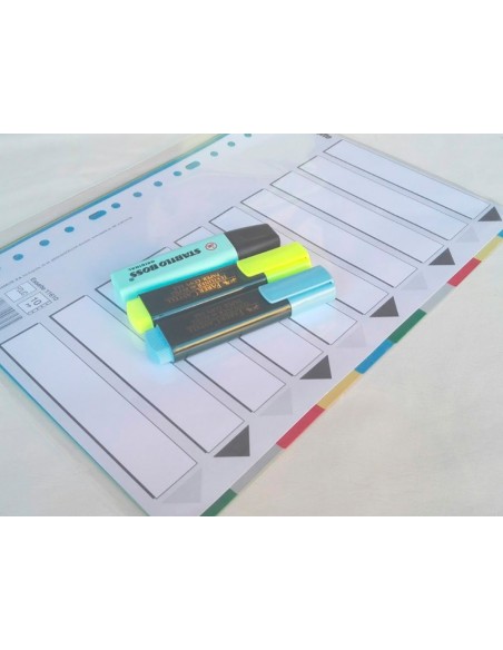SEPARADOR ESSELTE PLASTICO JUEGO 10 SEPARADORES FL.5 MULTITALADRO