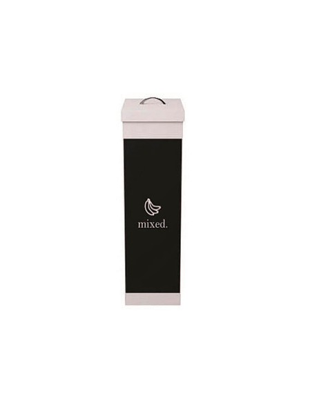 CONTENEDOR PAPELERA RECICLAJE TAPA ORGANICOS 60L.76X36,3X26,3