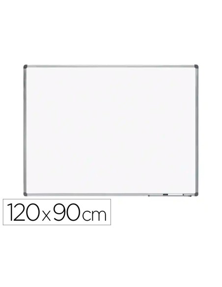 PIZARRA BLANCA VIT.MAGNETICO MARCO AL.CANTO PVC 120X90 CM C/BANDEJA
