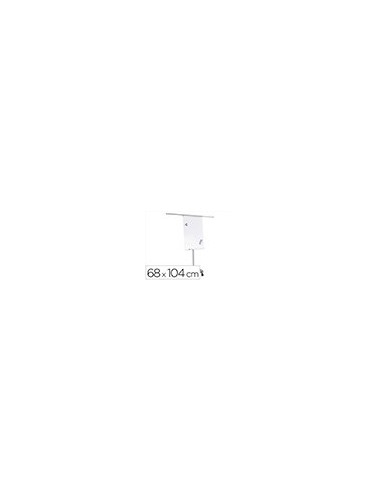 PIZARRA BL ROCADA METALICA MAGNETICA RUEDAS 68X104 CM C/2 BRAZOS