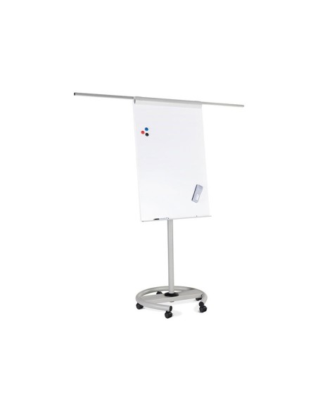 PIZARRA BL ROCADA METALICA MAGNETICA RUEDAS 68X104 CM C/2 BRAZOS