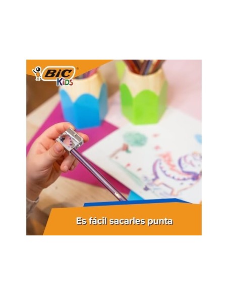 LAPICES COLORES BIC EVOLUTION STRIPES C.24 SURT.