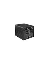FICHERO CAJONES SOBREMESA CEP 5 CAJONES MIXTOS NG/NG 360X288X270MM 2