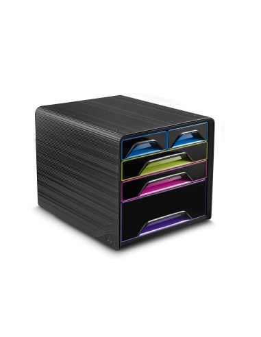 FICHERO CAJONES SOBREMESA CEP 5 CAJONES MIXTOS NG/MULTI 360X288X270MM