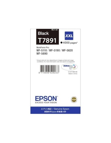 C13T789140 CARTUCHO EPSON T7891 WF-5110/5190 79 XXL NG. 4000 PG.