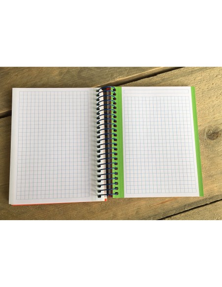 CUADERNO ESP. OXFORD EBOOK A6 T.EXTRA 5MM 120H. 90GR. SURT.